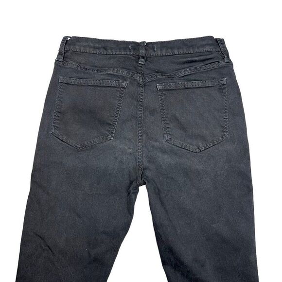 Free People Black Jeggings Pants Frayed Hem Black Women's 27 - Picture 4 of 9